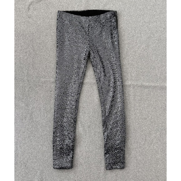 Bardot Pants - Bardot‎ Sequin Pants Medium Silver Leggings Party Sparkly Going Out Whimsy Chic